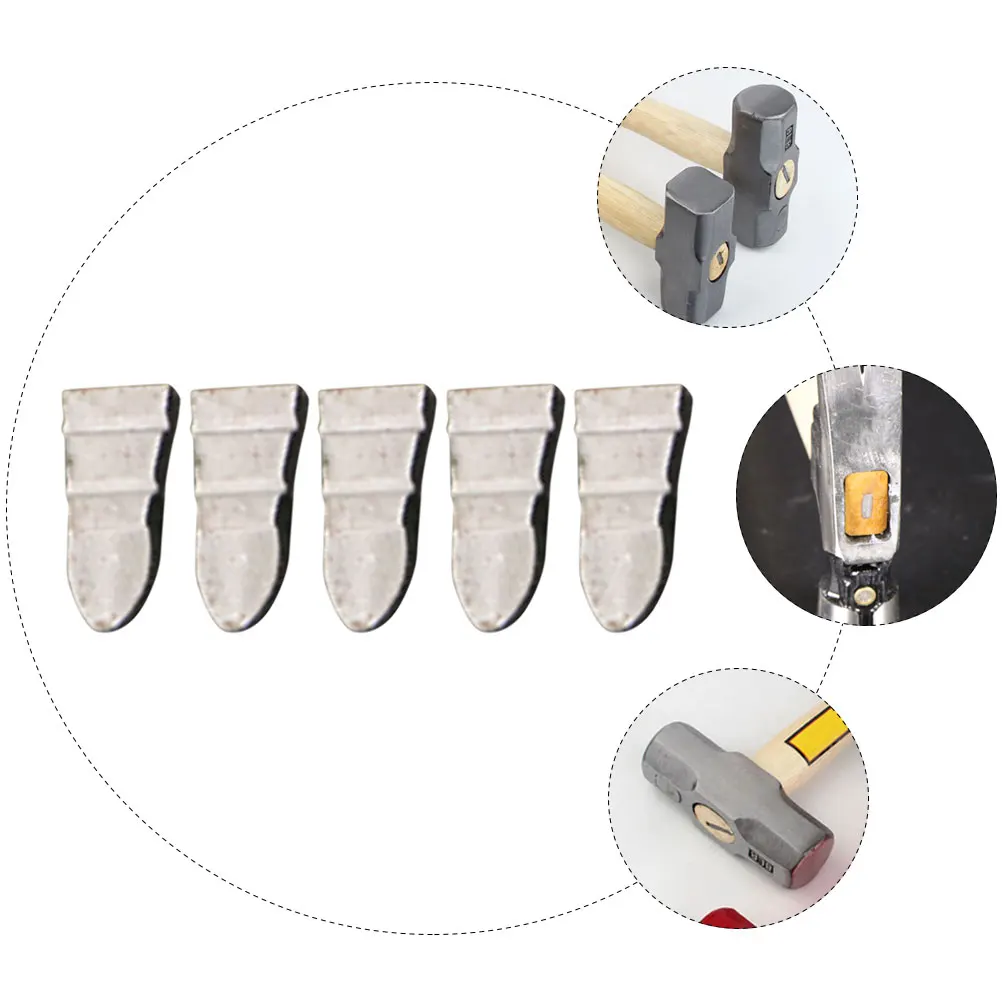 

5 Pcs Wooden Handle Hammer Accessories Connector Steel Fixer Metal Adapters Compact