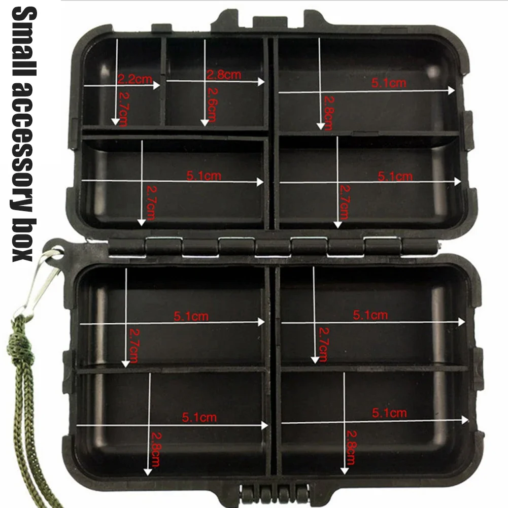 Multi Slots Fishing Box Lure Boxes Double Sided Use Bait Hook Case Organizer Large Capacity Lure Storage Case Fishing Tackle