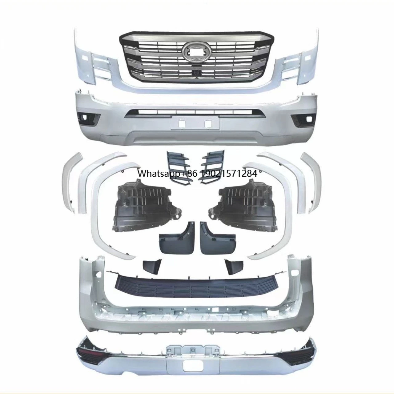Advanced Technology Auto Car Body Part PP ABS Front Bumper Rear Lamp Head Light for Land Cruiser LC300 Body Kit