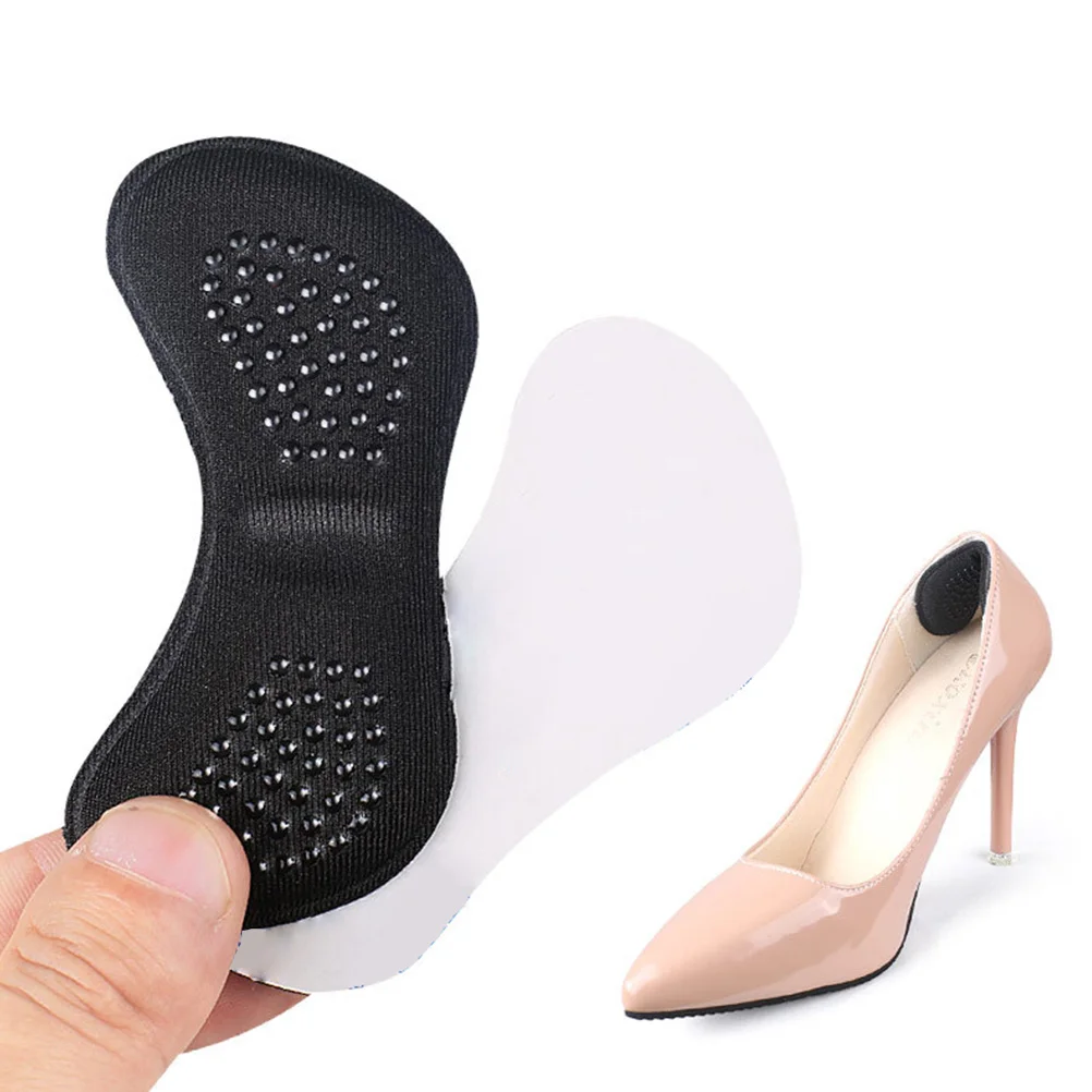 

3 Pairs Follow up Non-slip Heel Stickers for Women Heels Crease Protector Polyester Heelpiece