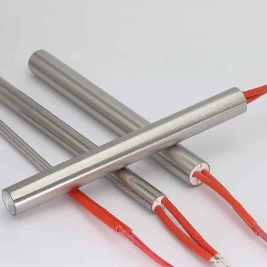 

5Pieces 6x50mm 110V 120W Cylinder Heat Tube Mold Heating Pipe Element Single End Cartridge Heater
