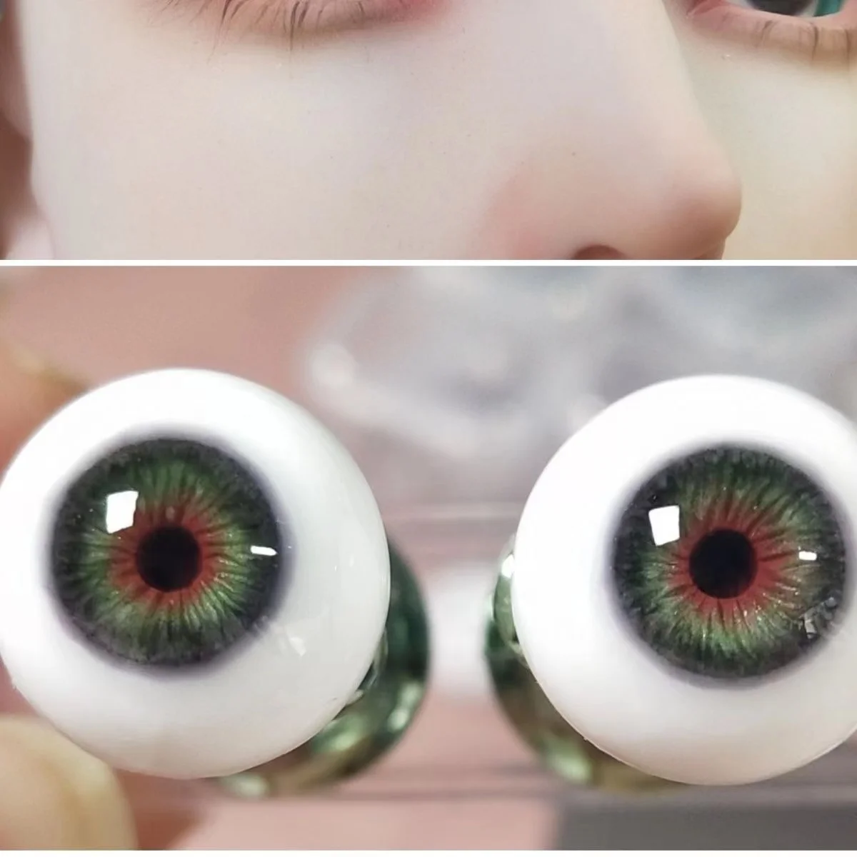 

BJD Gypsum Eyeball 1/3 1/4 Super Yellow-Resistant And High-Transparency Doll Eyes 1 Pair