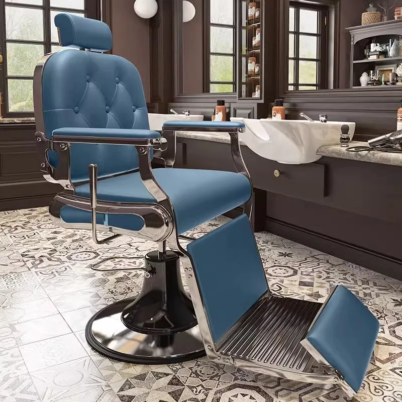 Sedia da barbiere per bambini di lusso sedie reclinabili poltrone per mobili per saloni di bellezza Coiffure Pedicure per unghie Silla Barberia Spa Makeup