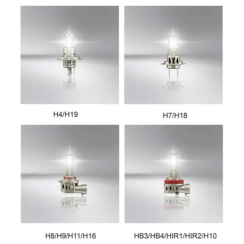 OSRAM Essential LED H4 H7 H11 Car Headlight H8 H9 H10 H16 H18 H19 Easy Plug & Play HB3 HB4 HIR1 HIR2 Auto Power White LED Bulbs