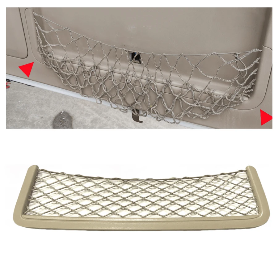 Wooeight 1Pc Rear Trunk Tailgate Tail Door Toolbox Pocket Cage Storage Net For Toyota Land Cruiser Prado LC120 2003-2009
