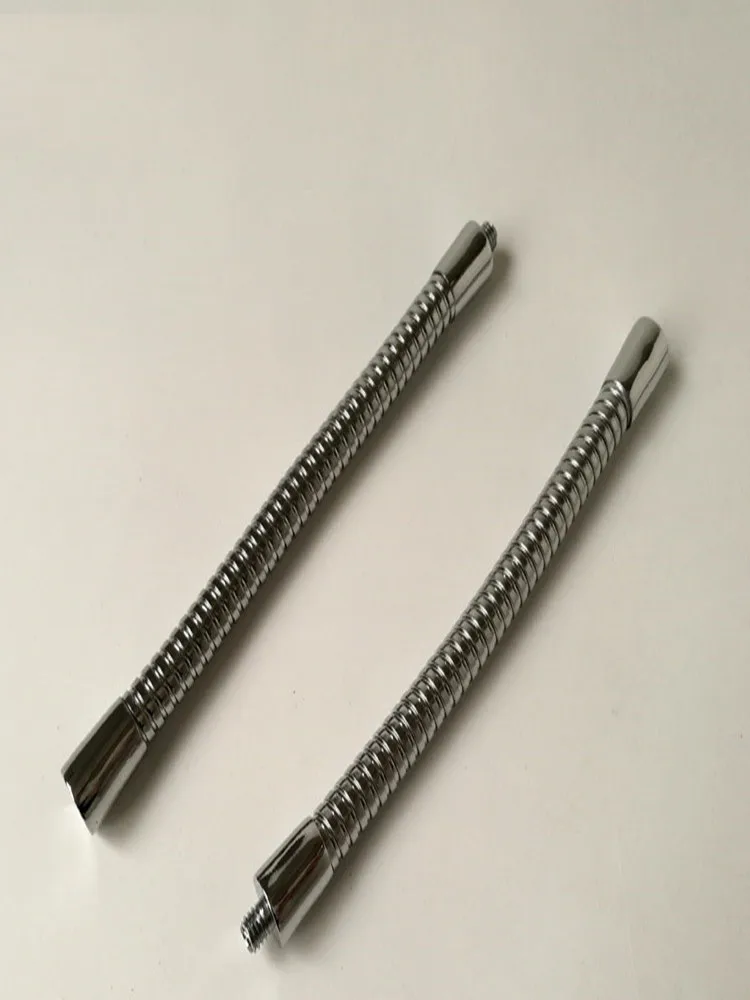 2 قطعة/الوحدة M10x150mm M6 ذكر المسمار + M6 أنثى الموضوع لينة ضوء قناة معدنية مرنة لتقوم بها بنفسك المعادن معقوفة خرطوم اعوج أنبوب