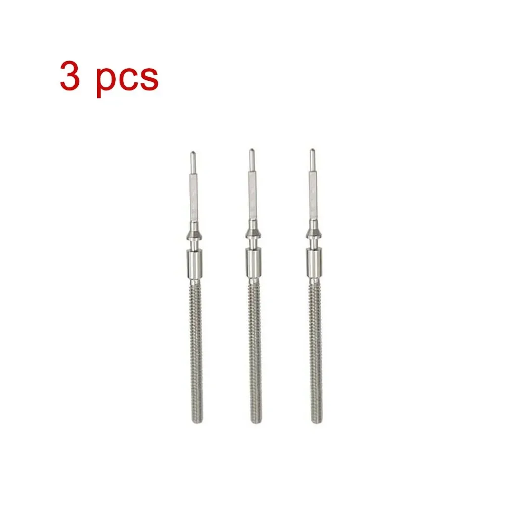 for 3135 Movement Repair Tool 3135 Movement Winding Stem 1/2/3/5/10 Pcs Steel Handle Rod Metal Watch Stems 3186 3130 Universal