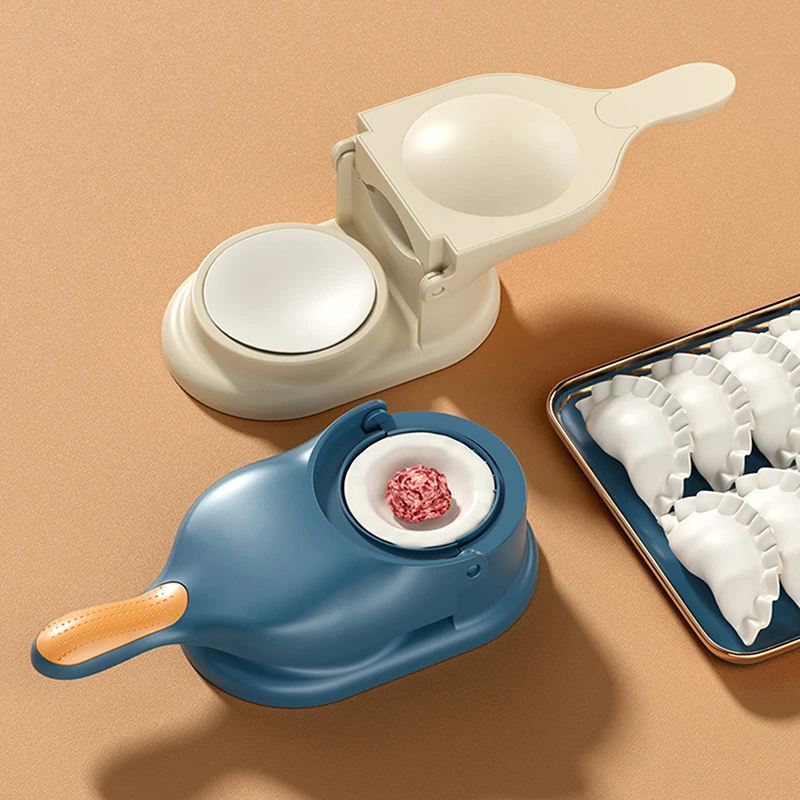 Kit de fabrication de boulettes 2 en 1, presse enveloppée, manuel, économe en main-d 'œuvre, ravioli vers le haut, anadas, pâte, machine à mouler la peau, gadgets de cuisine