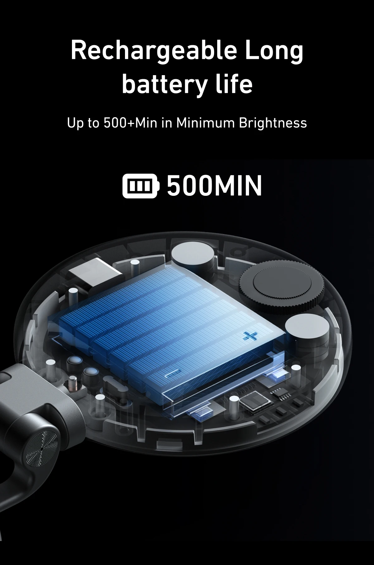TELESIN Smartphone Magnetic Fill Light Mini Selfie Light 3 Modes Adjustable Brightness for Iphone XIAOMI HUAWEI SAMSUNG Phone