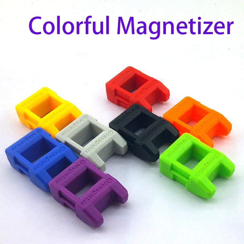 Colorful High Quality Screwdriver Demagnetizer Magnetizer Powerful Magnetic Device Pick Up Tools for Screwdrives 2 In 1 Quick