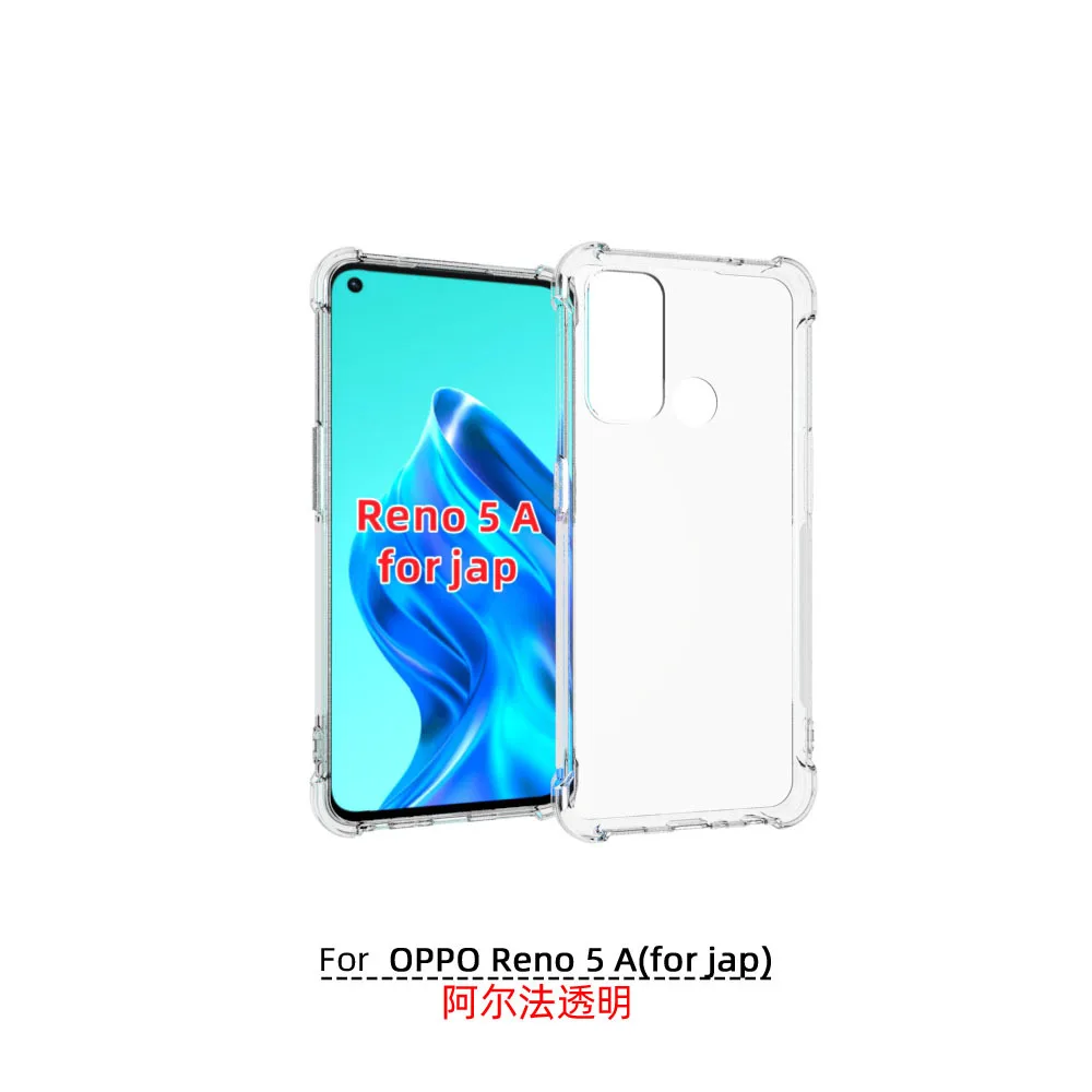Luftkissen-Schutzhülle für Oppo Reno 3A 5A 7A 9A 11A 13A 15A Transparente Airbag-Silikon-TPU-Rückabdeckung für Oppo Reno 13A 15A – Detail 11