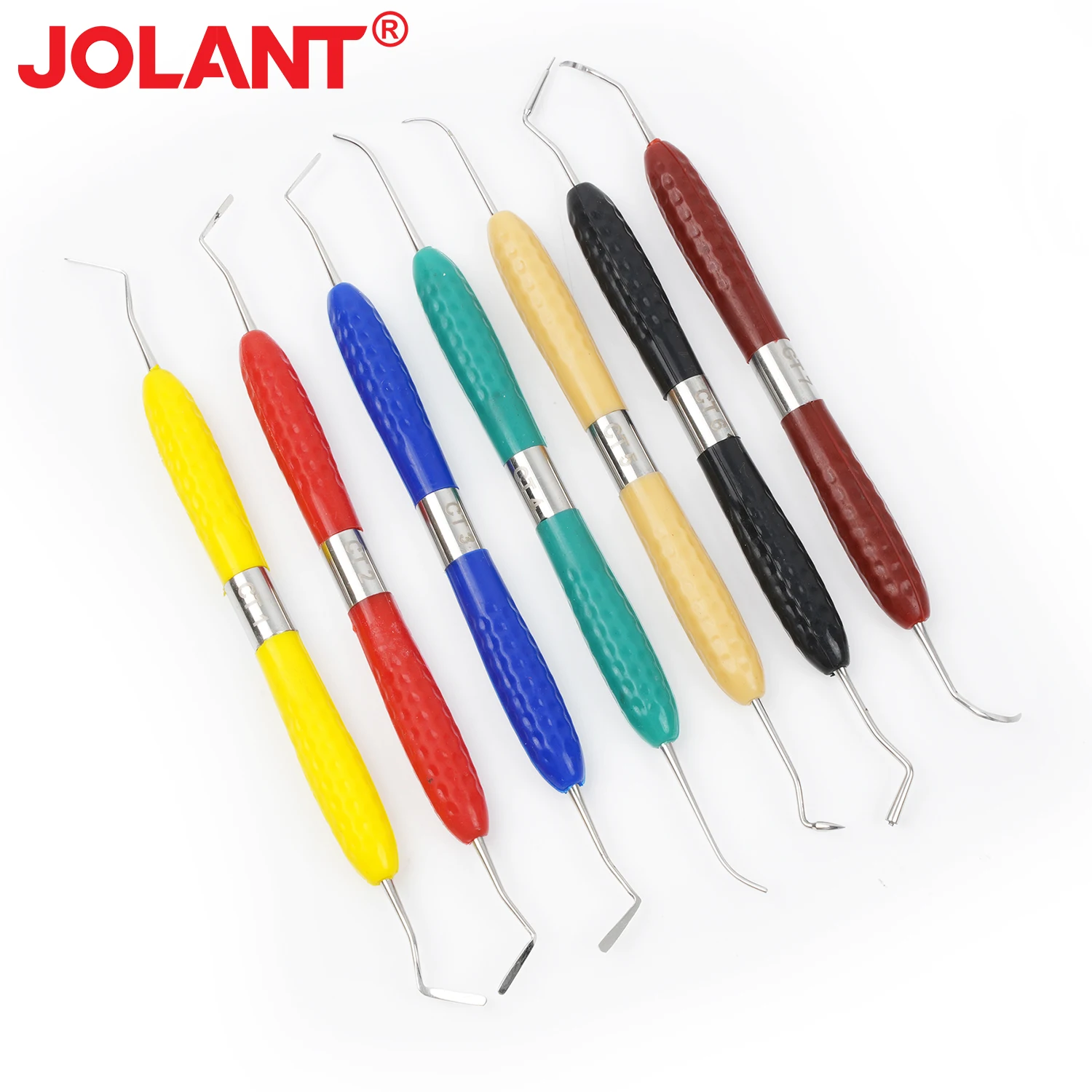 

7pcs/Set JOLANT Dental Resin Filler Aesthetic Restoration Kit Dental Instrument Composite Filling Spatula Dentistry Tools