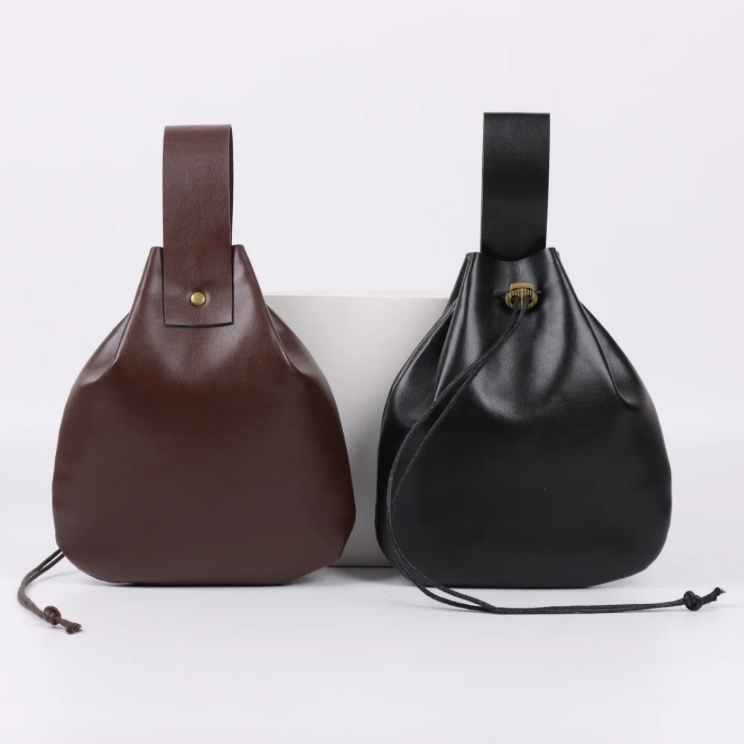 القرون الوسطى عصر النهضة نمط الخصر حقيبة ريترو بولي Leather الجلود الفايكنج الحقيبة محفظة نسائية للعملات المعدنية النرد حقيبة للرجال النساء Larp تأثيري الدعائم #3