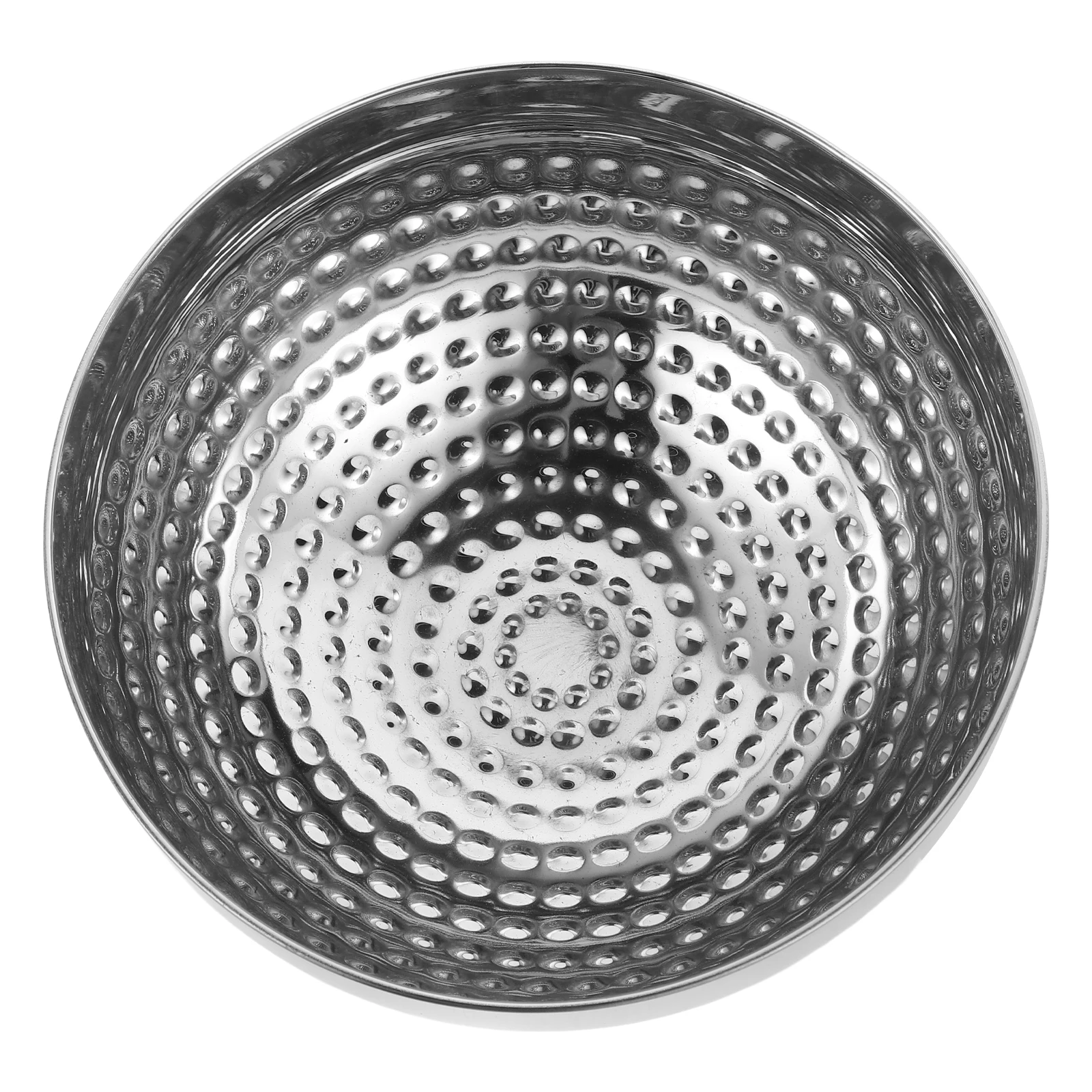 

Stainless Steel Hammered Salad 20Cm Silver Large Capacity Mixing Bowl For Kitchen Baking Cooking With Ergonomic Handle