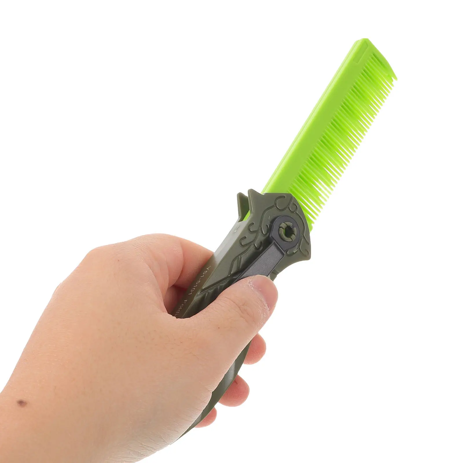 3Pcs Folding Men's Pocket Comb 3-in-1 Wide Tooth Beard Hair Styling Comb Portable Travel Grooming Barber Tool for Curly Straight