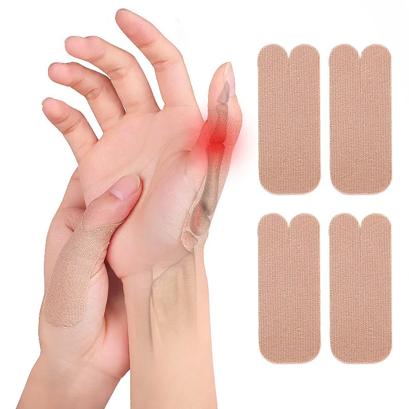 

5/10pcs Thumb Breathable Patch Thumb Wrist Hand Protector Finger Guard Sports Protective Gear Tendon Sheath Patch Fingers Gym