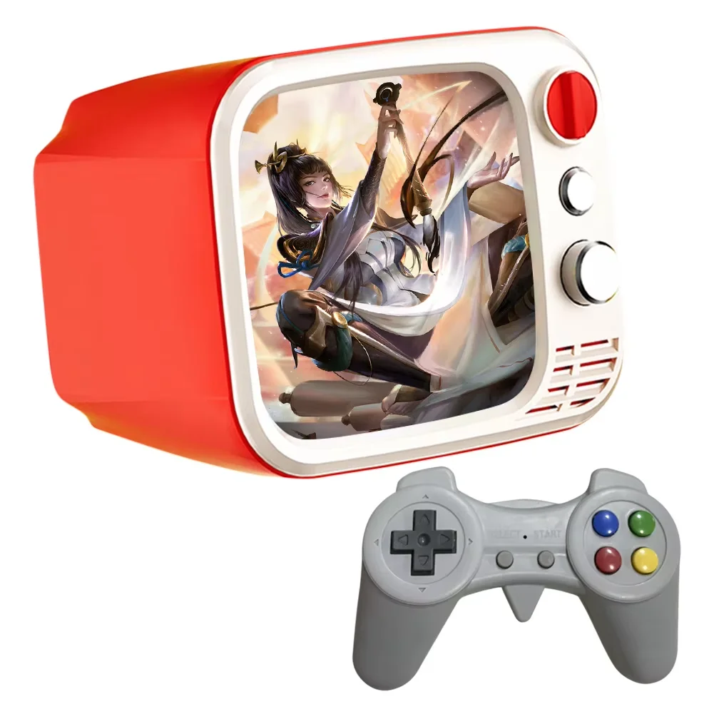 H7 Retro Small TV Handheld Retro Game Console 3.5-Inch HD Screen 740 Games Video Dual Gamepad Handdeld Console