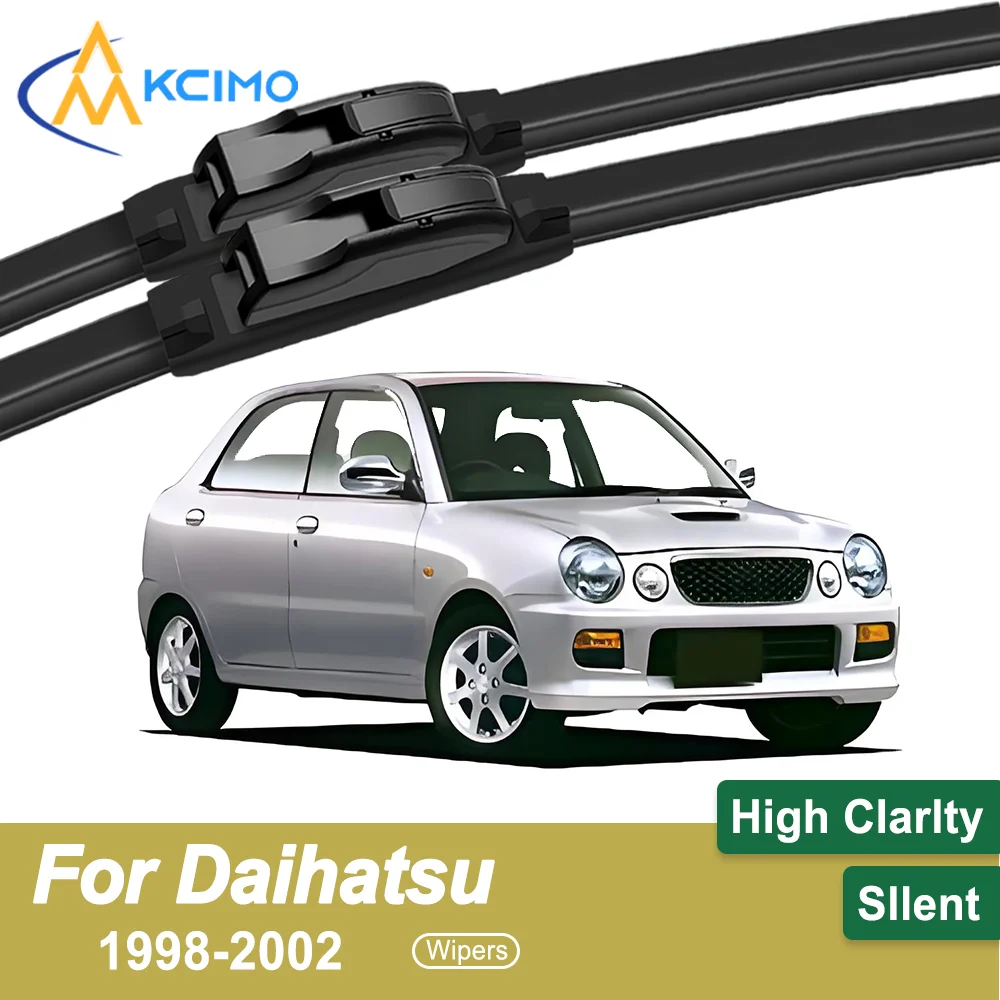 

Crystal Clear Driving 2PCS Windshield Wiper Blades for Daihatsu Opti L800 1998-2002 All-Weather Reliability Durable & Safe