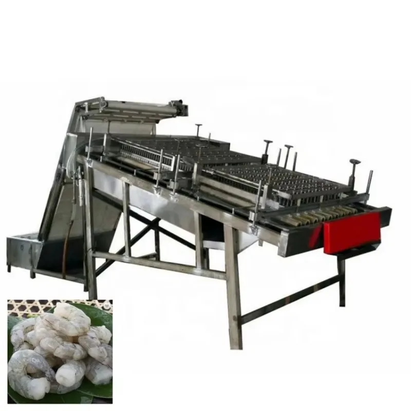 Shrimp Automatic Shrimp Peeler Machine Shrimp Peeling Deveiner Machine Customized