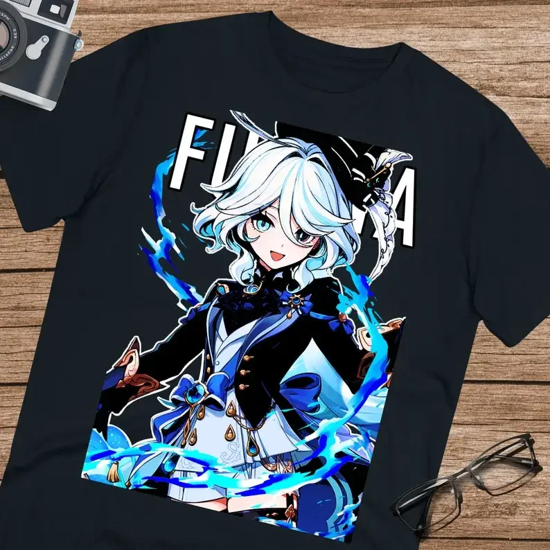 Furina genshin impact chemise furina genshin Fan-Made fanart T-shirt genshin T-shirt unisexe Ultra coton T-shirt
