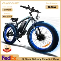 BAOLUJIE DP-2602 2000W Electric Bike with 48V 23Ah Removable Battery 26\
