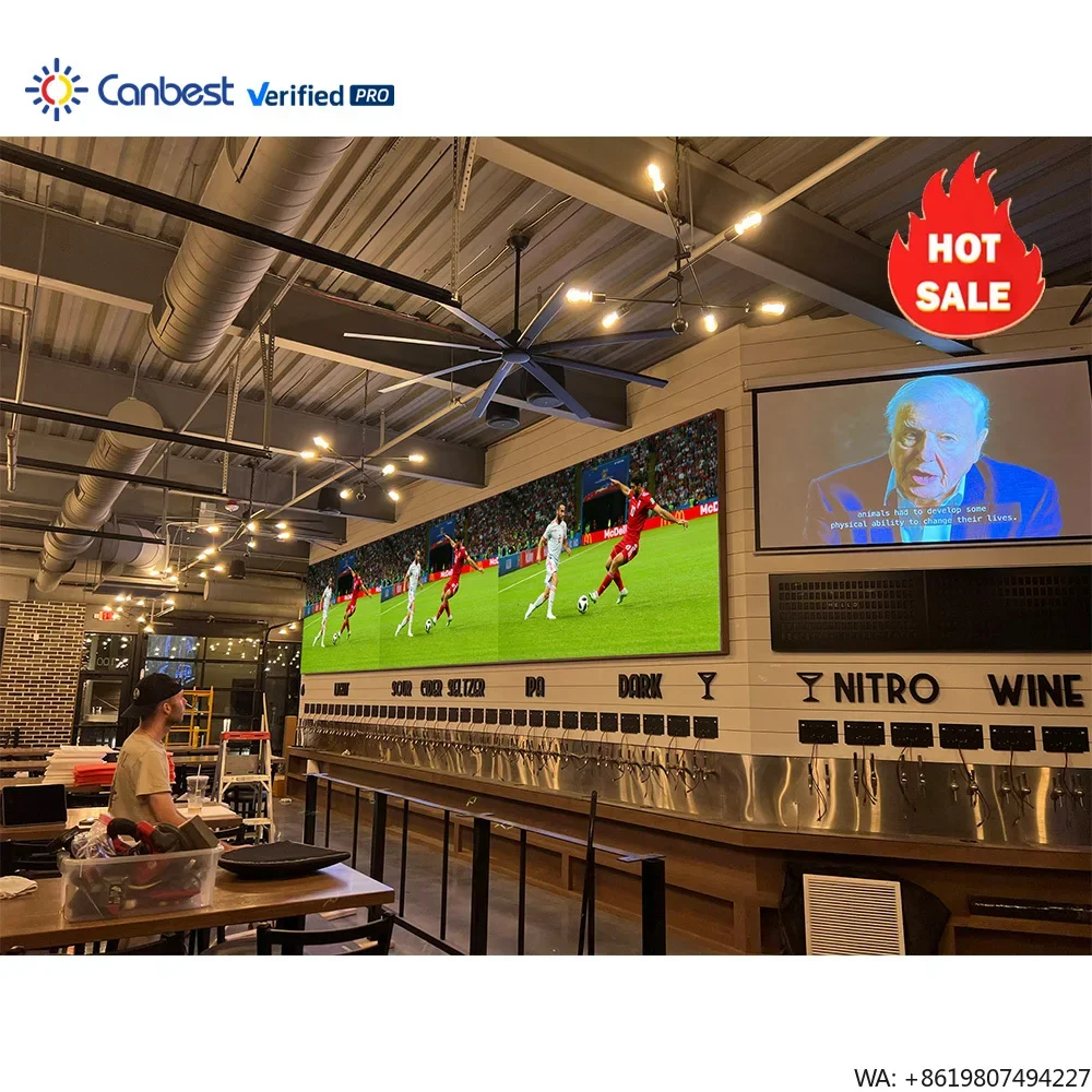 P2 Modular Indoor LED Display Panel Wall Mounted LED Video Wall Screen for Church Cinema Auditorium Interior Commercial Display