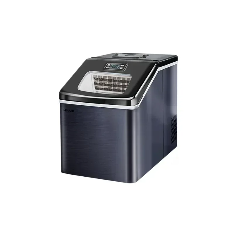 25kg Small Commercial Square Ice Cube Maker, Low Power Ice Machine for Coffee Shop, Home and Dormitory, Hot Selling
