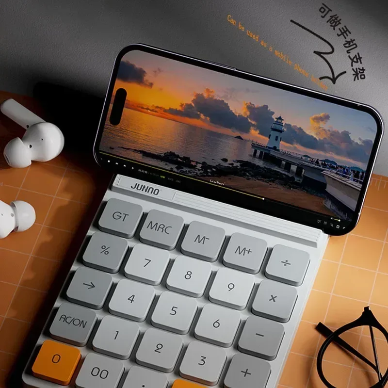 With Mobile Phone Holder Function Office Calculator Model Goddess for Accountants Large Screen Financial Calculator