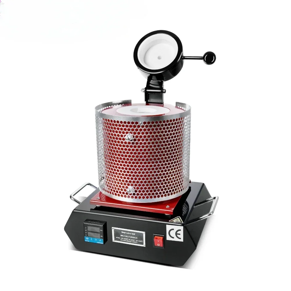 1kg Mini melting furnace, with imported heating coil furnace for smelting gold and silver,goldsmith tools