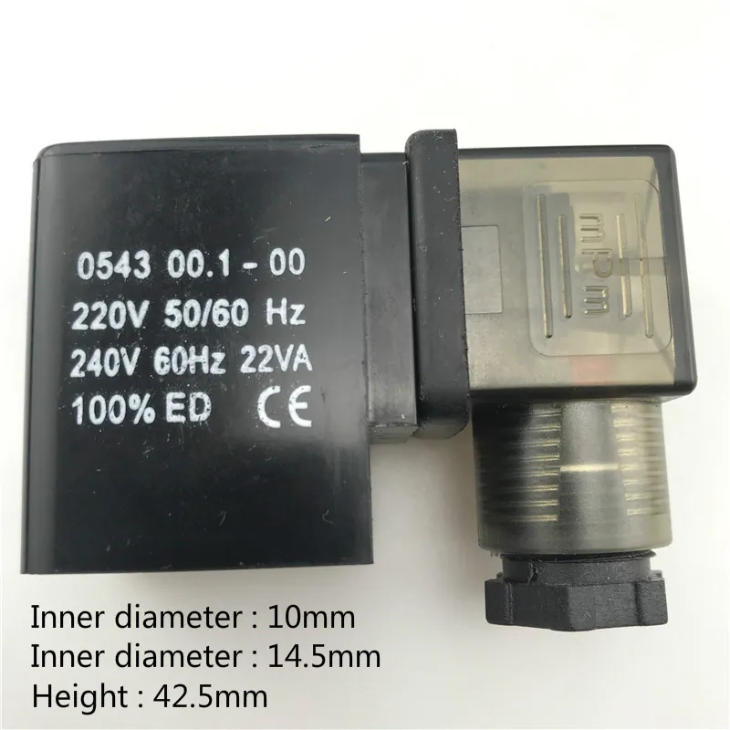 Solenoid valve coil 0543 00.1-00 BV5763 / 0545 00.1-00 BV5802 Coil
