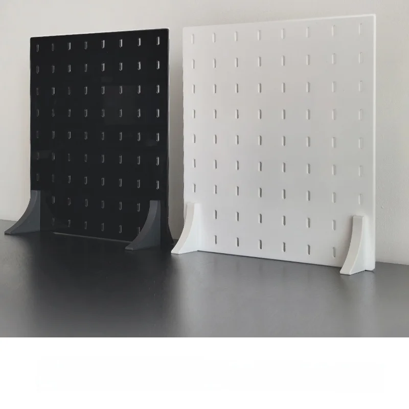 3D Printed Hole Board Stand Desktop Decoration Accessories No Drilling Required Family Storage Organizer Hole Board image 5
