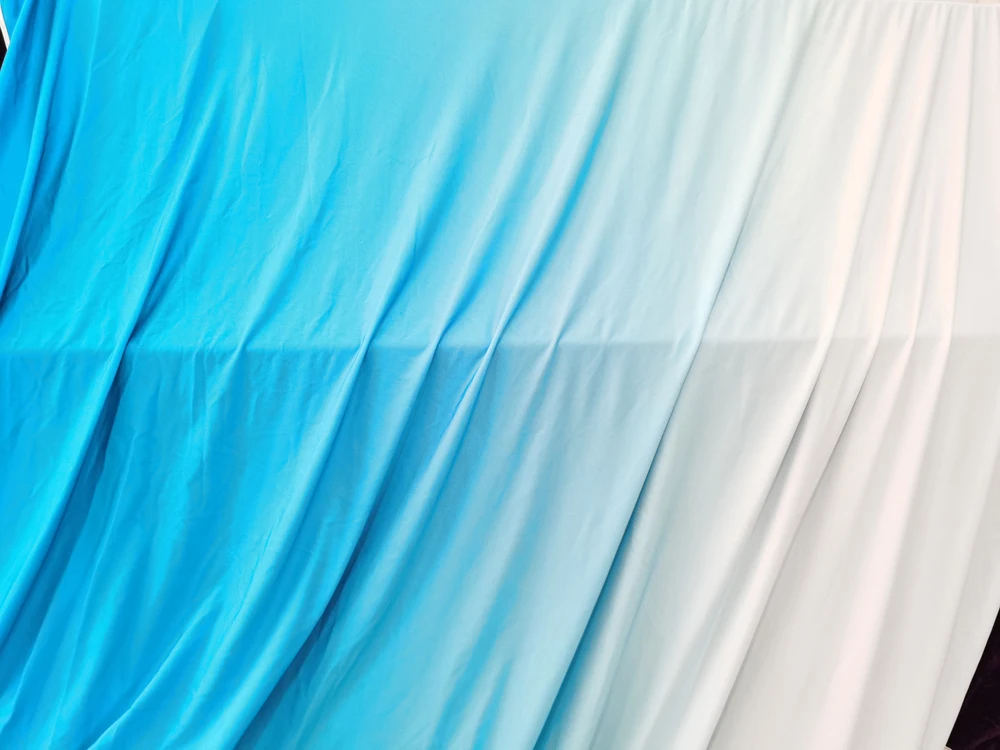 1 Meter x 1,5 Meter Graduell verlaufender Ombre-Strickstoff aus Spandex für Trainingskleidung und lateinamerikanische Tanzbekleidung – Detail 14