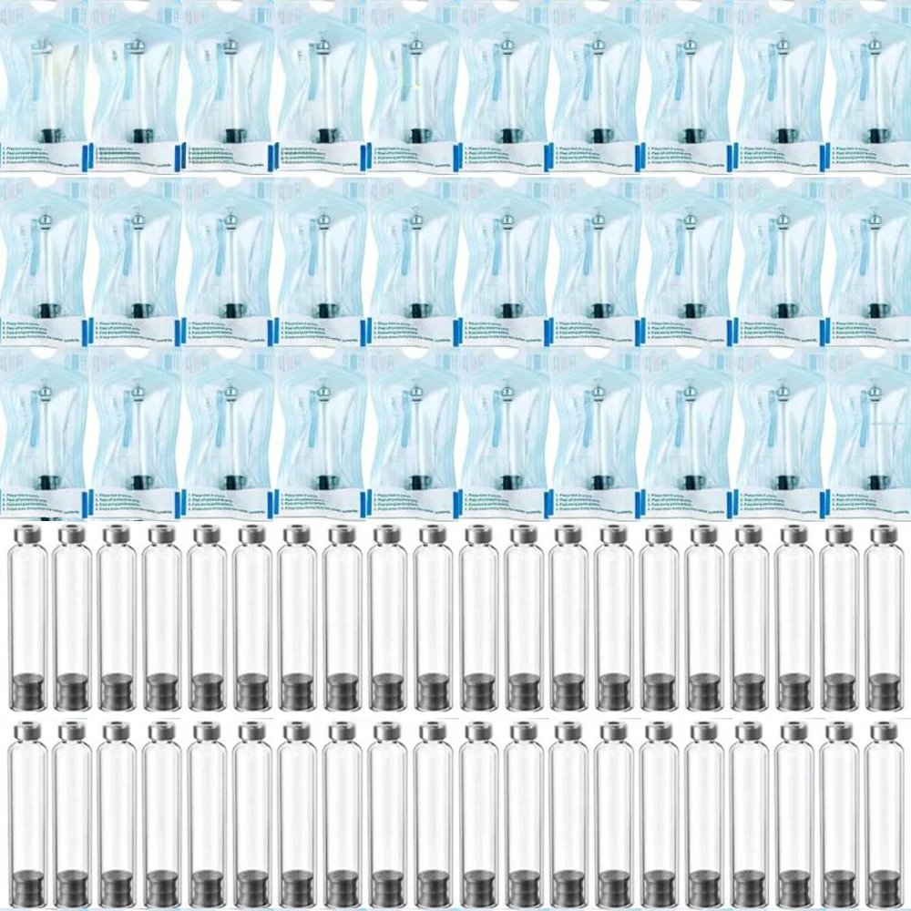 10/30/60/100pcs 3ml Disposable Sterile Insulin Cartridges, Independent Packaging Cassette Bottle, Insulin Injection Pen Sleeve
