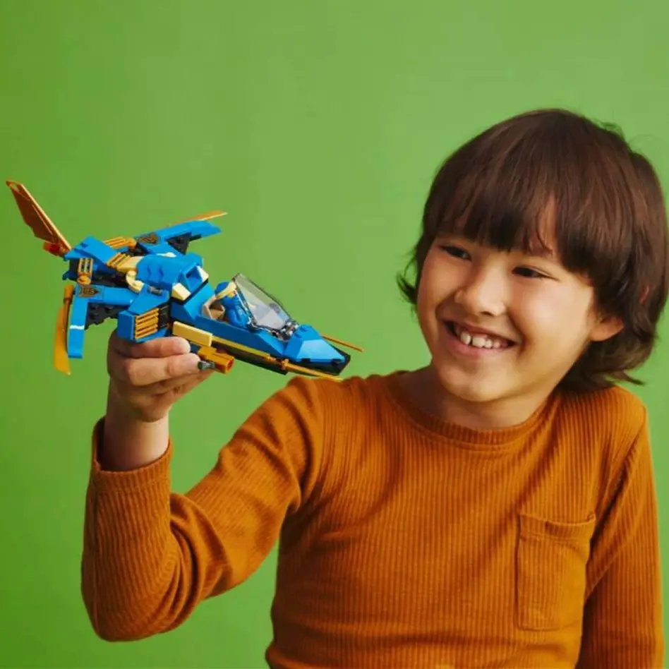 

LEGO NINJAGO Jay's Lightning Jet EVO 71784, улучшенный игрушечный самолет, конструктор самолета ниндзя для детей, подарок на день рождения, Рождество