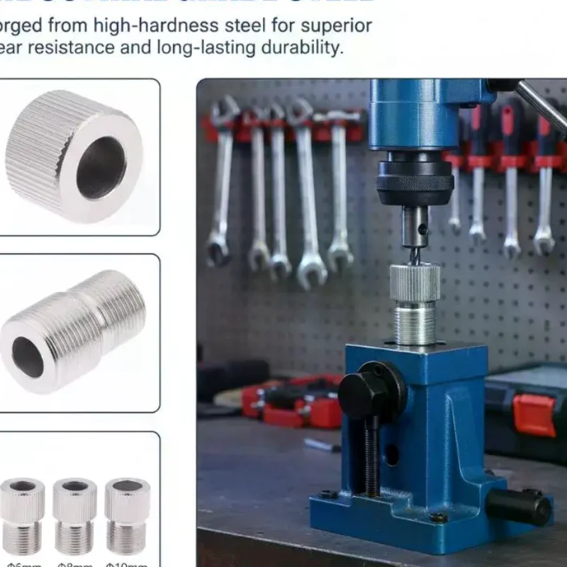 

Drill Bushing Sleeve 4-10MM M14 Steel for Woodworking Doweling Jig Precise Hole Marking and DrillingHot Sale