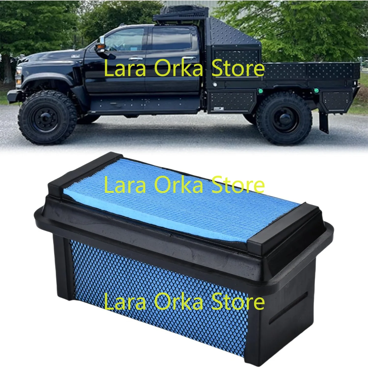 

Engine Air filter Compatible with International CV 4500/5500/6500 2019-2025 for Chevrolet Silverado 6.6L diesel engine 2518540C1