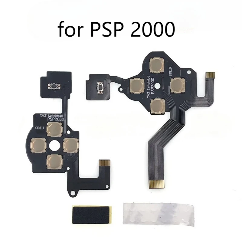 

For PSP1000/2000/ 3000/ 3000 New095 L R Left Right Volume Button PCB Keypad Ribbon Replacement Game Console Flex Cable
