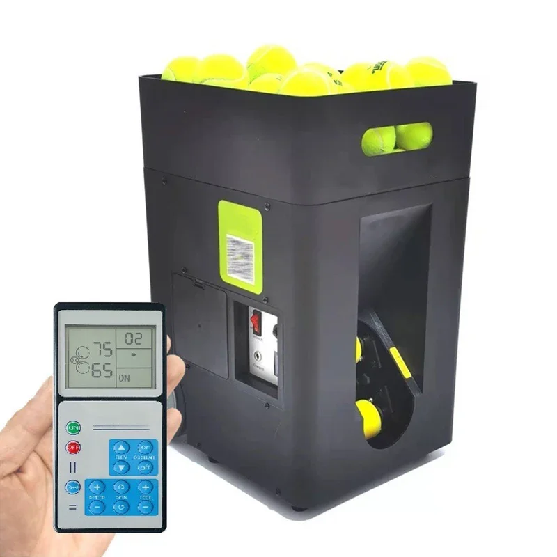 Hot-Sale Professional  Training Net Tennis Ball Launcher Machine  Wheels