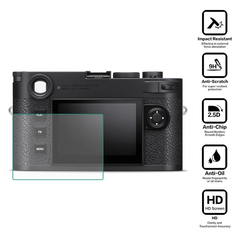 Hard Glass Screen Protector Cover For Leica M11/M10/Q3/Q2/Q1/Q/Q-P/SL2/SL2-S/SL Typ 601/D-Lux7 Camera Protective Film Guard