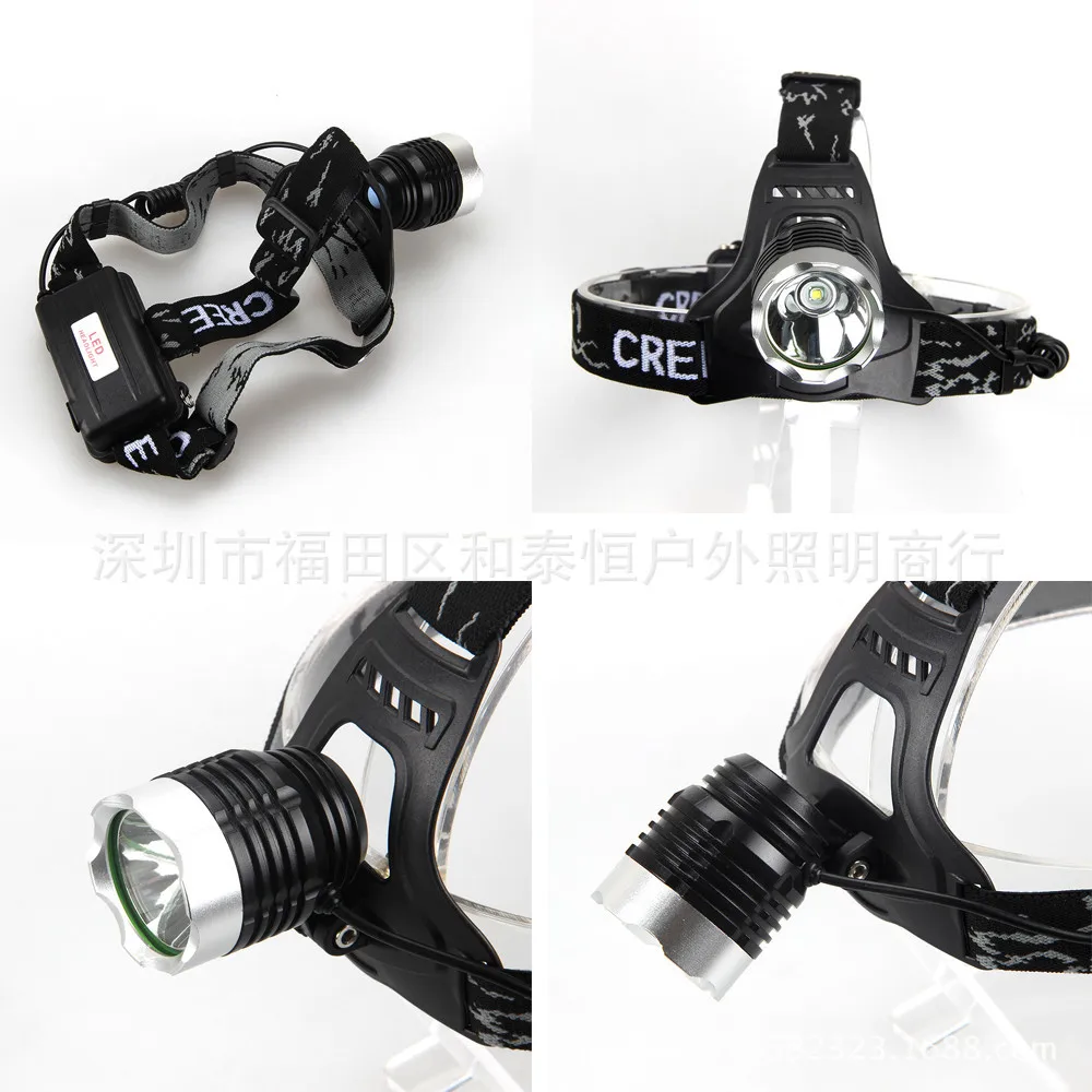 K11 3-Modes T6 LED 1000LM 18650 Battery Headlamp Headlight Flashlight Light Head Lamp Flashlight