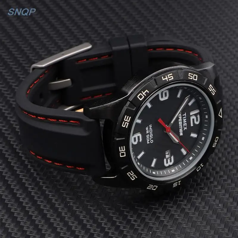 스포츠 실리콘 스트랩 범용 퀵릴리즈 방수 고무 밴드, 삼성 갤럭시 워치 4 5 화웨이 gt 2 용, 16mm, 18mm, 20mm, 22mm, 24mm