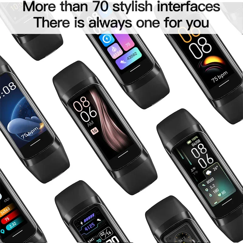 2024 inteligentna bransoletka dla kobiet 8 aktywny zegarek Smartwatch wodoodporny Smart Watch kompatybilny z Androidem