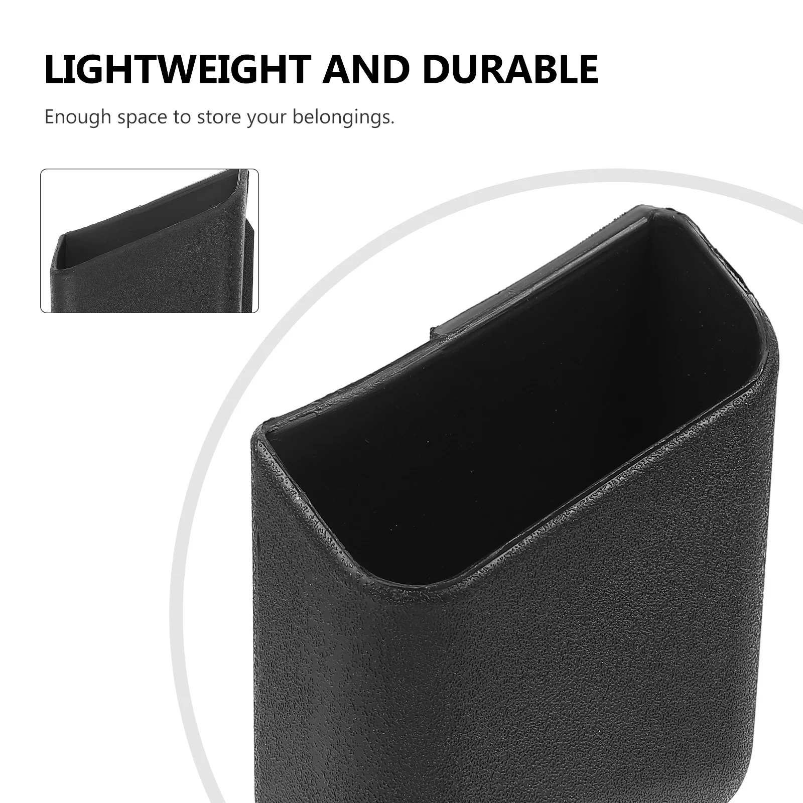 

4Pcs Car Storage Boxes Adhesive Organizer Multi-Functional Holder for Mobile Sunglasses Driver License Keys Durable