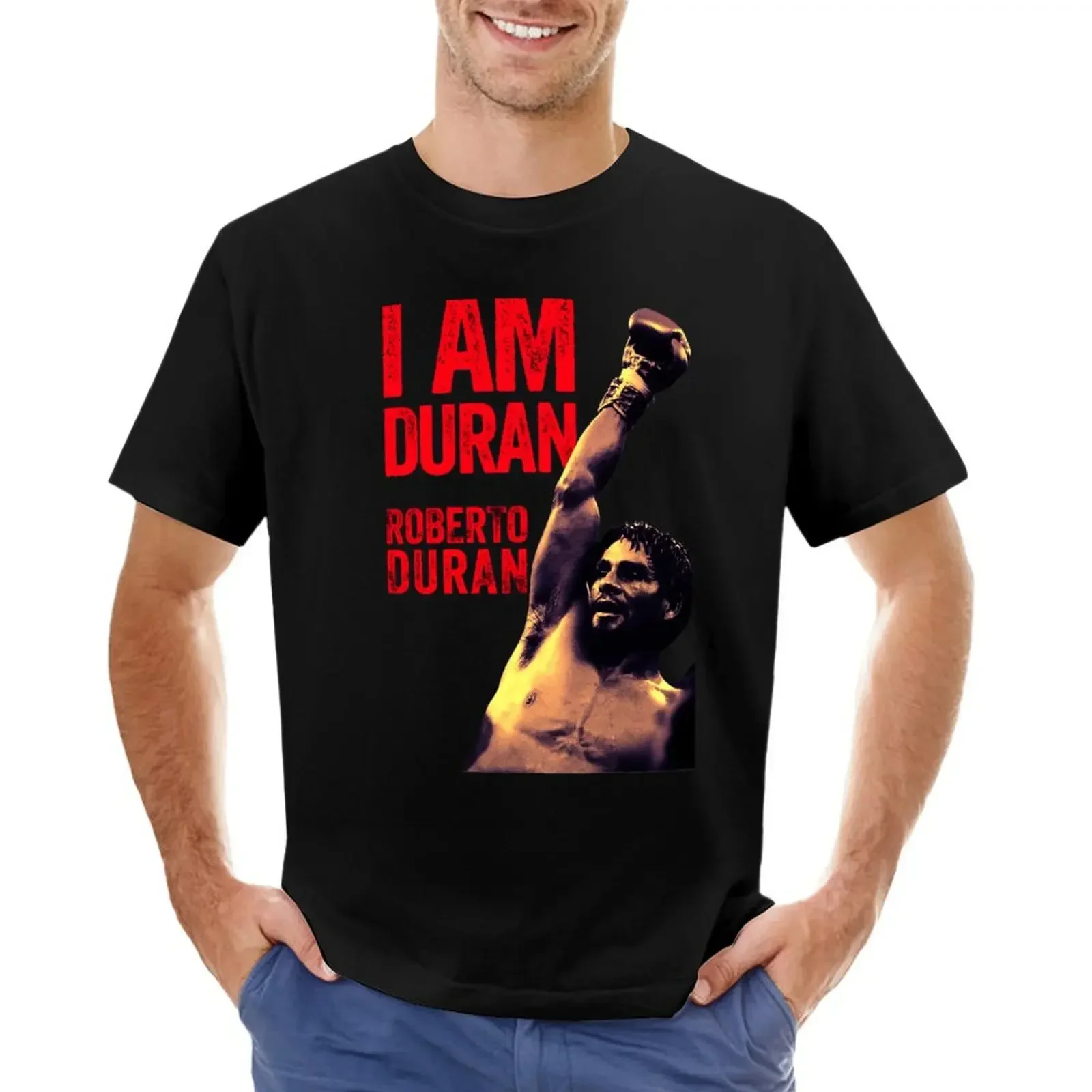 roberto duran T-shirt aesthetic clothes hippie clothes customizeds summer clothes men clothings