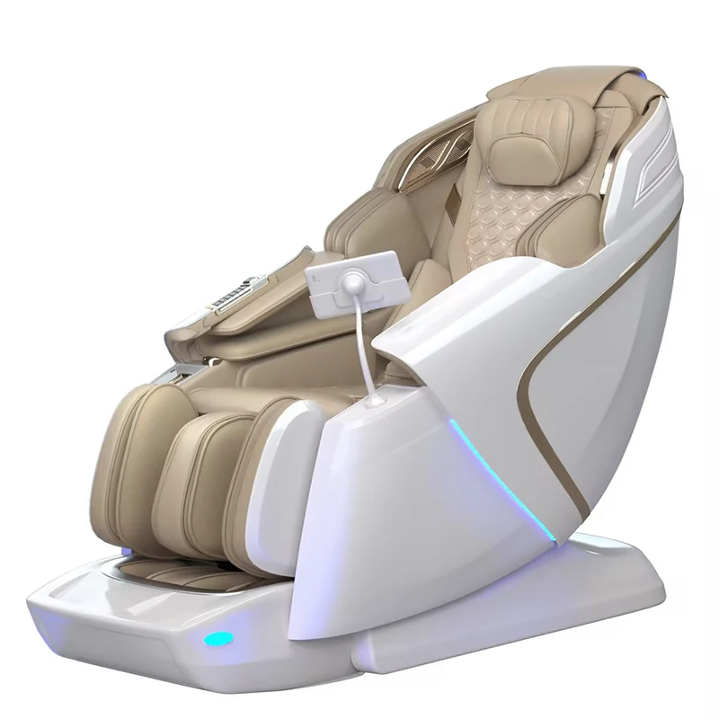 Massage Chair 4D with Body Scan with AI Voice Control,Back Heating,Bluetooth Speaker,Airbags Massage Chair