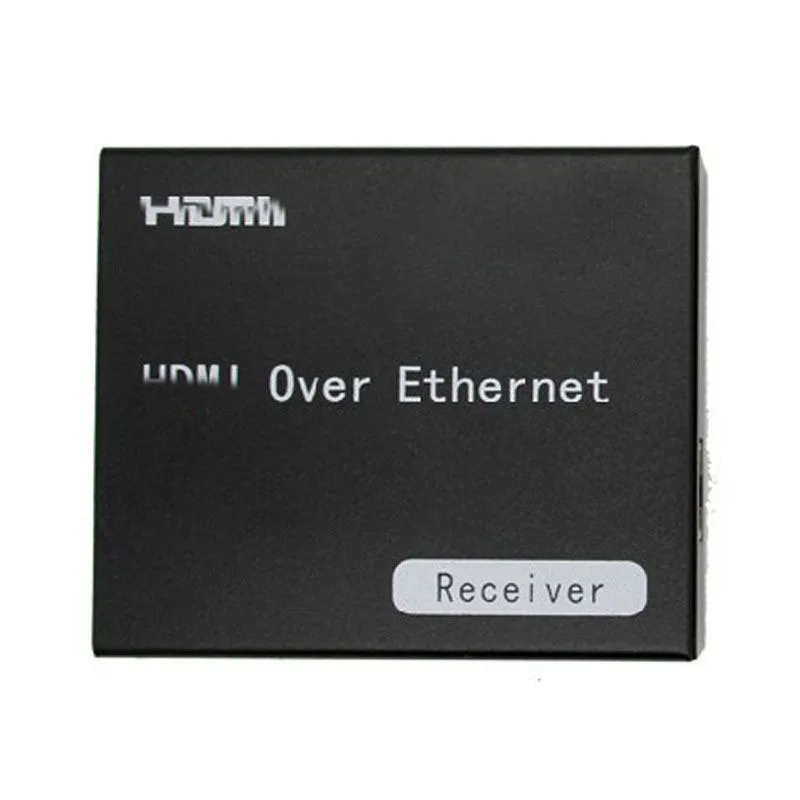 HDMI-compatible Extender Transmitter Receiver 120M 1080P IR Remote Over cat5e/6 TCP/IP Support One Transmitter to Many Receivers