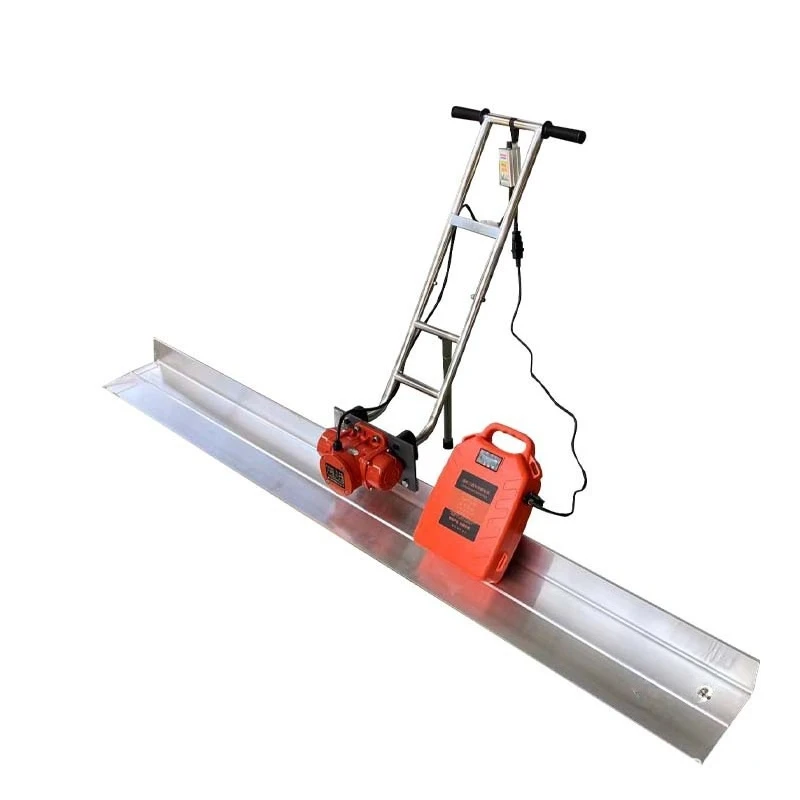 Electric vibrating ruler cement concrete ground grader hand-held electric paver lithium battery scraping ruler