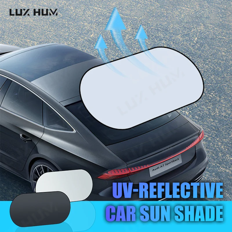

Car Rear Window Sunshade Thermal Insulation UV Protection Foldable Rear Window Sun Visor Shield for Sedan SUV Sun Screen Cover