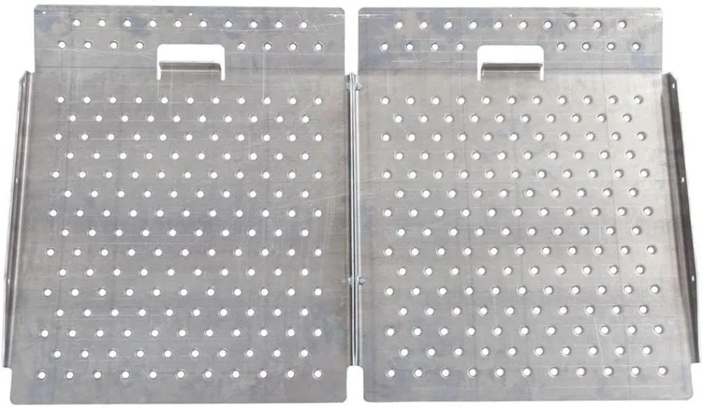Aufbewahrungsrampen für Schuppen aus Aluminium – Landschaftsbau für Rasenmäher, ATV, Golfwagen, 1.500 Pfund. Kapazität mit Stanzplatten-Traktion 29"x24"-2er-Pack