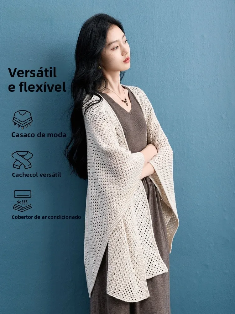 chale-tricote-ajoure-trois-couleurs-nouveau-style-2025-pour-rendez-vous-simple-decontracte-tendance-et-audacieux-a-porter-sur-les-epaules